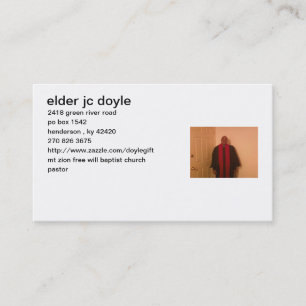 pastoor visitekaartje