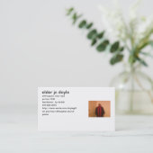 pastoor visitekaartje (Staand voorkant)