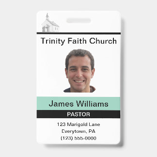 Pastor Aangepaste Badge