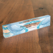 Pastor Acryl Naam Bord Naambordje (Zijkant)