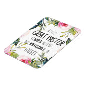 Pastor appreciatie Gift Pastor Hartelijk dank, cit Magneet (Linkerzijde)