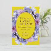 PASTOR APPRECIATION | 1E LADY | Floral bedankt (Staand voorkant)