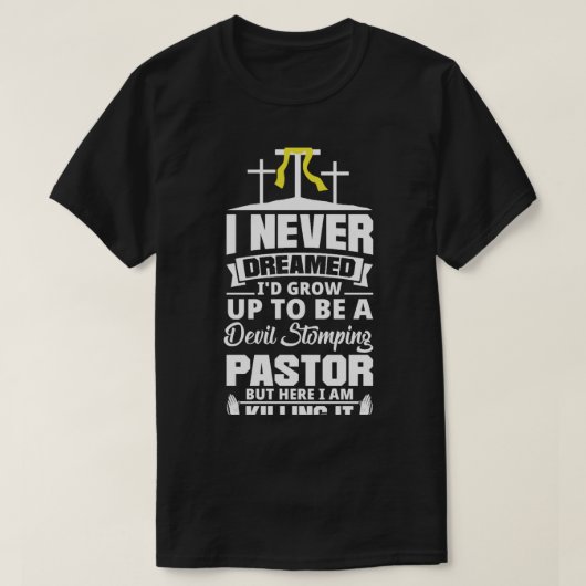 Pastor Appreciation Clergy Preacher Christelijk Fu T-shirt (Design voorkant)