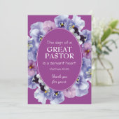 PASTOR APPRECIATION | DIENST | Floral | Dank u wel (Staand voorkant)