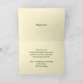 Pastor Appreciation Foliage Bedankkaart (Binnen)