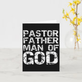 Pastor Appreciation Gift For Dads Pastor Father Ma Kaart (Gele Bloem)