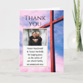 PASTOR APPRECIATION HOUDT Jesus Center FOTO Bedankkaart (Voorkant)