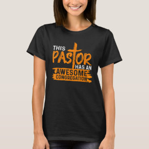 Pastor Appreciation Mannen Christelijke kerkpriest T-shirt
