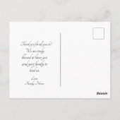 Pastor Appreciation Postcard | Ocean Pink Sunset Briefkaart (Achterkant)