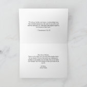 Pastor appreciation Quiet Lake Landscape Bible Bedankkaart (Binnen)