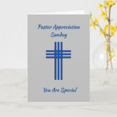 PASTOR Appreciation Sunday - CR Kaart (Gele Bloem)