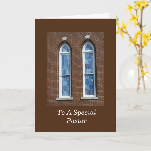 PASTOR Appreciation Sunday - SG Card Kaart (Gele Bloem)