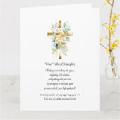 Pastor Appreciation Thank You Card - Floral Kaart (Gele Bloem)