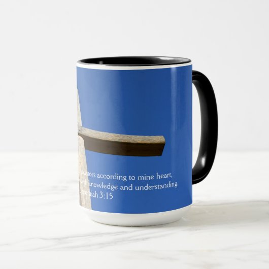 Pastor appreciation with cross mok (Voorkant rechts)