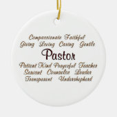 Pastor Attributen Keramisch Ornament (Voorkant)