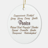Pastor Attributen Keramisch Ornament (Links)