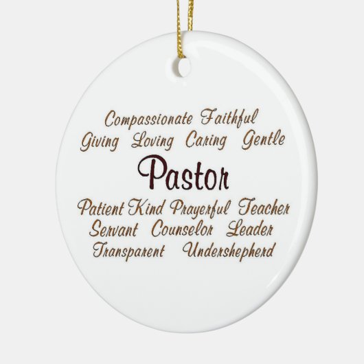 Pastor Attributen Keramisch Ornament (Links)