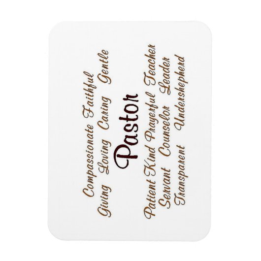 Pastor Attributen Magneet (Verticaal)