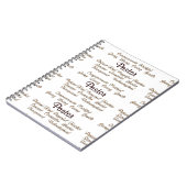 Pastor Attributen Notitieboek (Linkerzijde)