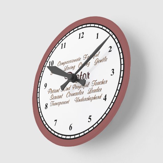 Pastor Attributen Ronde Klok (Hoek)