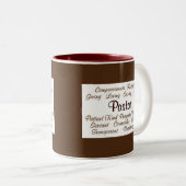 Pastor Attributen Tweekleurige Koffiemok (Voorkant rechts)