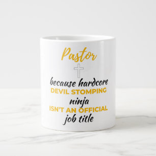 Pastor Because Hardcore Devil Stomping Ninja bl Grote Koffiekop
