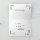 Pastor Beterschap Groene en Bloemrijke Lijst Kaart (Binnen)