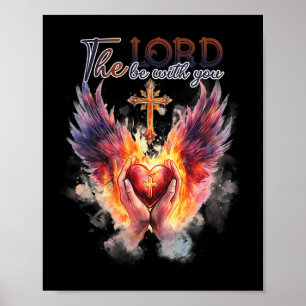 Pastor - Bidden Handen voor het Heilig Hart Poster
