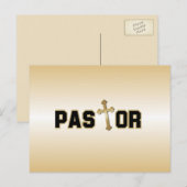 pastor briefkaart (Voorkant / Achterkant)