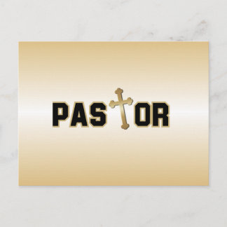 pastor briefkaart
