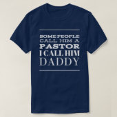 Pastor Church Appreciation Fathers Day Christelijk T-shirt (Design voorkant)