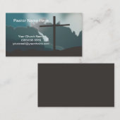Pastor Church met kruis Visitekaartje (Voorkant / Achterkant)