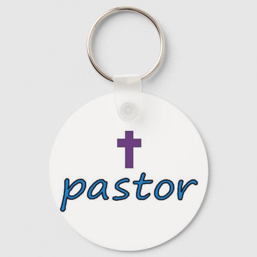 pastor Cross2 Sleutelhanger (Voorkant)