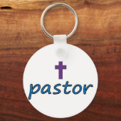 pastor Cross2 Sleutelhanger (Voorkant)