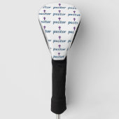Pastor Cross PUR Golfheadcover (Voorkant)