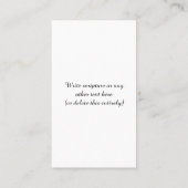 Pastor Custom Visitekaartje (Achterkant)