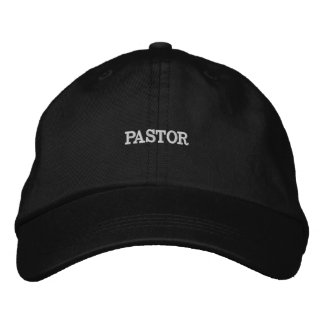 Pastor Embroidered Hat Geborduurde Pet