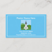 Pastor en kerk visitekaartje (Voorkant)