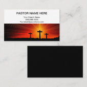 Pastor en Visitekaartje van de kerk (Voorkant / Achterkant)