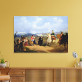 Pastor Ernst Glueck introduceert Marta Canvas Afdruk (Insitu (Woonkamer))