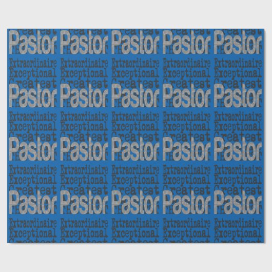 pastor extraordinaire cadeaupapier (Vlak)