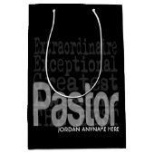 Pastor Extraordinaire CUSTOM Medium Cadeauzakje (Voorkant)