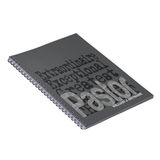 Pastor Extraordinaire CUSTOM Notitieboek (Rechterzijde)
