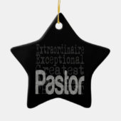 pastor extraordinaire keramisch ornament (Voorkant)