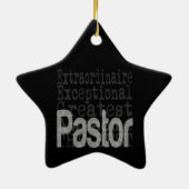 pastor extraordinaire keramisch ornament (Achterkant)