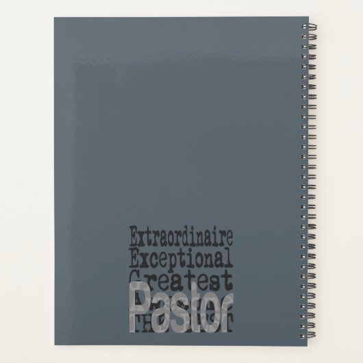 pastor extraordinaire planner (Achterkant)