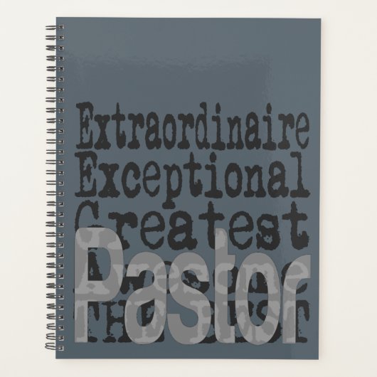 pastor extraordinaire planner (Voorkant)