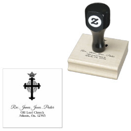 Pastor gepersonaliseerd rubberstempel