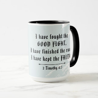 Pastor Geschenk Goede Strijd Schrift Mok