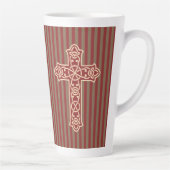 Pastor Geschenk Leiderschap Schrift Kruis Latte Mok (Rechts)
